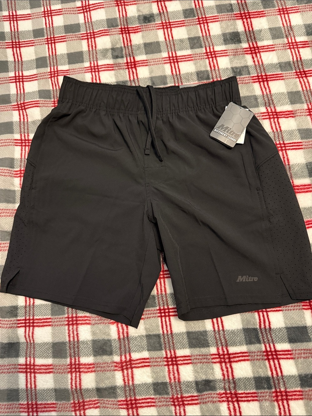 Mitre Men's Black Athletic Shorts